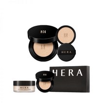 [매장정품]헤라 블랙 쿠션 레귤러+코렉팅쿼드팔레트+듀얼브러쉬+컨실러미니, 21N1