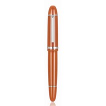 JinhaoX159 아크릴 만년필 레드 스핀 황금 40MM 펜촉 우아한 잉크 펜 비즈니스 및 사무용품, Orange silver_F