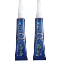 치과용 순간 접착제 알파퀸 20g 젤타입 치과기공용 치아접착제, 2개세트