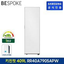 삼성전자 [행사] 삼성 BESPOKE 1도어(우힌지)냉장고 RR40A7905APW, 없음