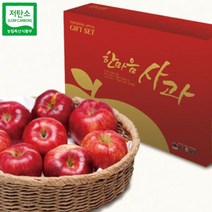 껍질째 먹을 수있는 고지대 거창 햇사과선물세트(5kg 홍로 15~16과)