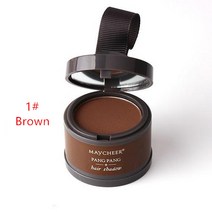 Maycheer 헤어 섀도우 파우더 방수 라인 엣지 컨트롤 루트 커버 메이크업 컨실러, 01 Brown MAYCHEER