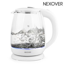 넥소버 유리 전기포트 커피포트 1.7L NGK-01W