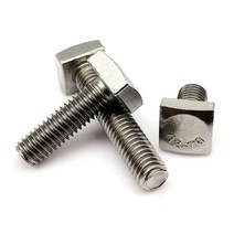 특수볼트2pcs M6 M8 길이 = 8-80mm GB35 304 A2-70 스테인리스 편평한 사각 모양, 01 2pcs M6_09 25mm