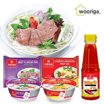 우리가스토리 비폰 포보 베트남 쌀국수 소고기맛 60g×30봉 닭고기맛/컵라면/칠리소스, 소고기맛 60g×20봉＋닭고기맛 60g×10봉＋칠리소스 230ml