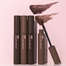 [1+1] 페리페라 잉크컬러카라AD + 스마일 손거울, 001 블랙에스프레소, 001 블랙에스프레소