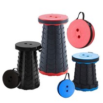 【코끼리 접이식 간이 플라스틱 의자 휴대용 캠핑 낚시】 자만능의자, 블 랙