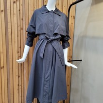 케네스레이디 오버핏 A라인 트렌치코트
