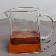 오일장 사각 유리 숙우 대 700ml(HS-319L)