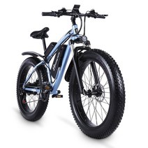 전기자전거 Shengmiluo MX02S 산악 1000W 26 인치 남성용 야외 해변, MX02S- 블루