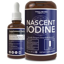 2개 Triquetra Health Iodine 요오드 1800mcg 59ml