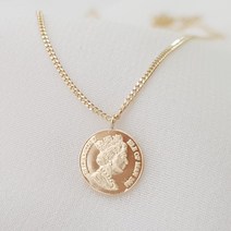 보하 14K 18K 베이직 코인 목걸이