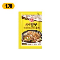 간편한 요리 황금레시피 제주식 멜젓소스 40g 오뚜기, 1개
