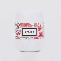 [앵콜스] 브리즈(낱개/4볼세트) 레이스면사 도일리뜨기 뜨개실 코바늘가방 여름옷, 31 화이트(낱개)