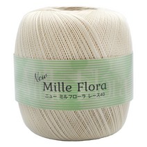 밀 플로라 Mille Flora 40/80g 830m Col 103- 3개 세트 뜨개질 실
