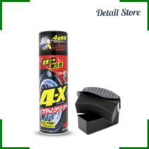 소프트99 4-X 타이어 광택제 470ml 코팅 왁스 드레싱 코팅제 트림 드레싱제 + 스펀지, 구성1 : 4-X 470ml+타이어스펀지