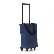 식재료 마트 지퍼형 캐리어형 시장바구니 대차 무거운짐 학교 핸드카트, 1개