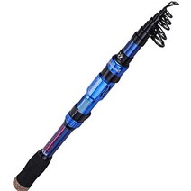 [일본 직송] sougayilang 낚싯대 텔레스코픽 낚싯대 휴대용 - 24 톤 탄소, 블루, 2.4m7.9피트