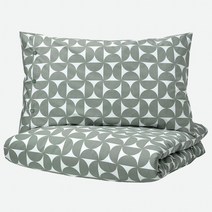 이케아 엥스네일리카 이불커버+베개커버 150x200/50x80cm 침구 싱글 차렵 사계절 신혼 혼수 기숙사 콘도 펜션