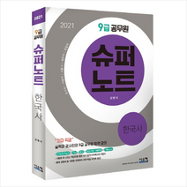 2021 9급 공무원 슈퍼노트 한국사 스프링제본 2권 (교환&반품불가) + 한국사 문풀훈련 증정