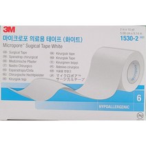 3M마이크로포 의료용 테이프 화이트 1박스 /6개 1530-2