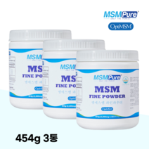 MSN 먹는유황 엠에스엔 파우더 가루 옵티 MSM 식이유황 관절영양제 미국 3통