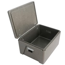 오토바이 배달통 방수 보온통 보냉통 자전거 배달가방, 두꺼운 77 L 그레이