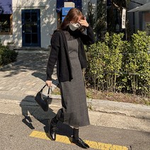 바잉몰 여성 고마워 헤링본 원피스