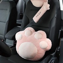 유아 가족차량 장거리운전 편안한 목베게 박스터 비행기배게 A7 자동차 올란도, 1개, 핑크
