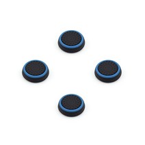 플레이 스테이션 5 PS4 프로용 엄지 스틱 그립 캡 Xbox One PS4 액세서리용 슬림 실리콘 아날로그 썸 스틱, 한개옵션1, 16 black and blue