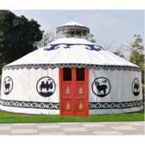 자바라텐트 몽골텐트 코스트코천막 천막 접이식 주차 포장마차 가제보 옥상 캐노피, 지름 7m