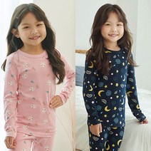 마벨슈슈 여아 볼터치토끼+별달 소프트웜 9부내의 세트