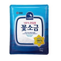 샘표 소금요정 꽃소금, 4개, 1kg