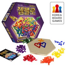 코리아보드게임즈 젬블로/보드게임 가족 캠핑 퍼즐 타일, 선택완료