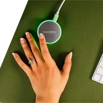 음소거 미 줌 팀 WebEx 등을 위한 조명이 켜진 물리적 버튼 Mac PC 호환 USB 코드, New MuteMe