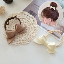 공주마마 (1+1)모카빅리본머리끈