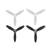 4PCS Propeller for Parrot Bebop 2 Drone Wings Quick Release Blade Rotors Parts Replacement Props CW, 02 2 Black 2 White