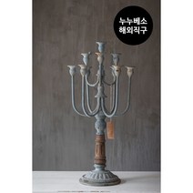 빈티지 철제 엔틱 촛대 캔들 홀더