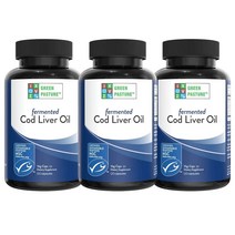 GreenPasture BLUE ICE Fermented Cod Liver Oil 블루아이스 코드리버오일 120정 3개