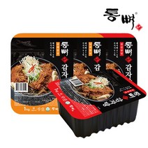 통뼈감자탕 불타는청춘 방영 전통의 맛 감자탕 4팩 4KG, 칼칼한맛 4팩/단품