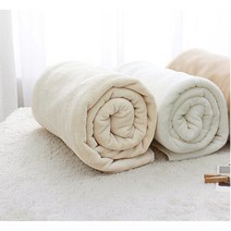 미래천 대폭 오가닉 벨로아 원단 2종 택1, 크림