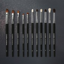 코디피아 프로페셔널 아이메이크업 브러쉬 모음, 1개, 54. 총알브러쉬(흰색양모)