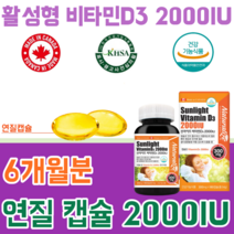 식약처 인증 캐나다 활성형 비타민 비차민 D 3 대용량 온가족 패밀리 유 소아 성정기 어린이 청소년 직장인 중 장년층 여성 직장인 노년기 건강 기능 식품 영양 보충 제 파는곳 추천, 1