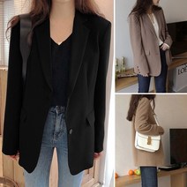 ZANZEA 여성 가을/겨울 전체 소매 파티 캐주얼 정장 코트 오피스 OL 코트