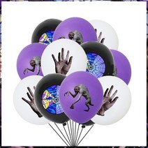 영화 수요일 아담스 생일 파티 장식 배너 풍선 식기 축제 용품 홈 배경, 15.Balloons-12PCS