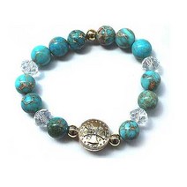 [N2Y] 블루 임페리얼 여성 향기 원석 팔찌 #9999EA