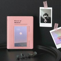 [P1M] 포토 티켓 카드 명함 사진 미니 앨범 커플 선물 / 종이액자 포토북제작 커플앨범 폴라로이드 사진첩 폴라로이드민트 아기앨범 사진앨범 스크랩북 앨범제작 사진보관 포토카드바인더 ( P1M / 632594EA ), Burgundy