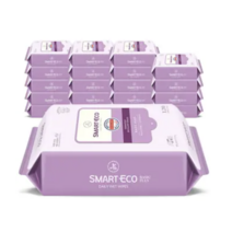 스마트에코 베이직플러스 아기물티슈 리필형, 130팩, 120매