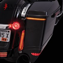 할리데이비슨 글라이드 로드킹 14-21년식 CIRO 캐리어 램프 주행등 LED 브레이크등, 안장 상자 주행등