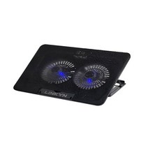 링킨 LS-210 노트북 쿨러 쿨링패드 맥북 17인치 노트북 거치대 받침대 스탠드 블랙색상
